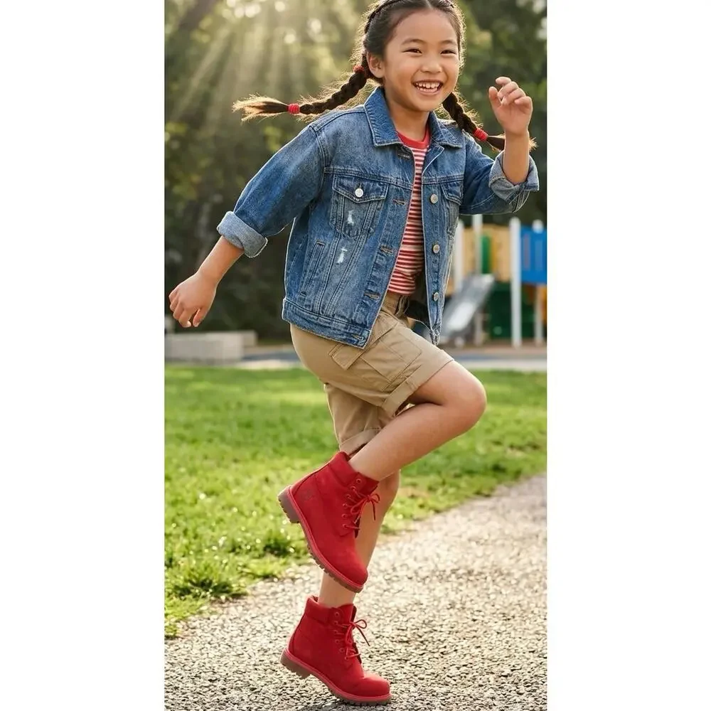 NWT❤️Junior Timberland® 50th Edition Premium 6-Inch Waterproof Boot sz2